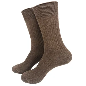 Classic Brown Men's Socks