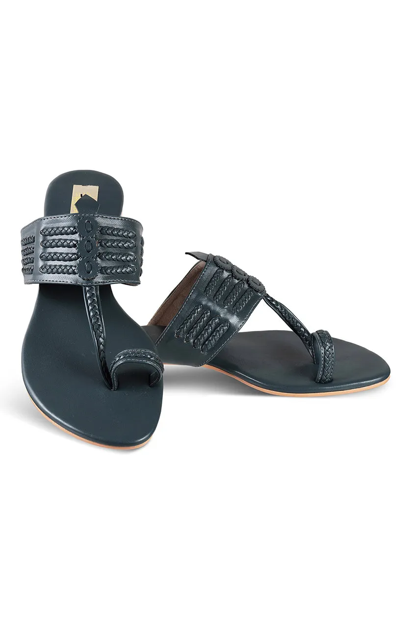 Classic K Flats Navy