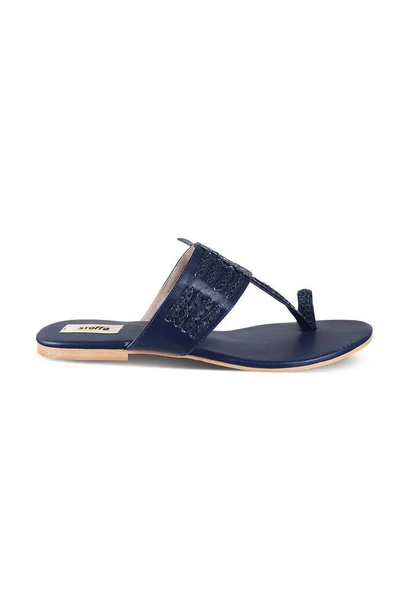 Classic K Flats Navy