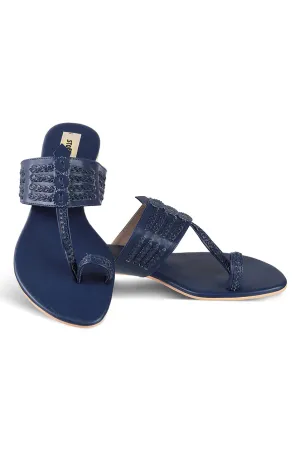 Classic K Flats Navy
