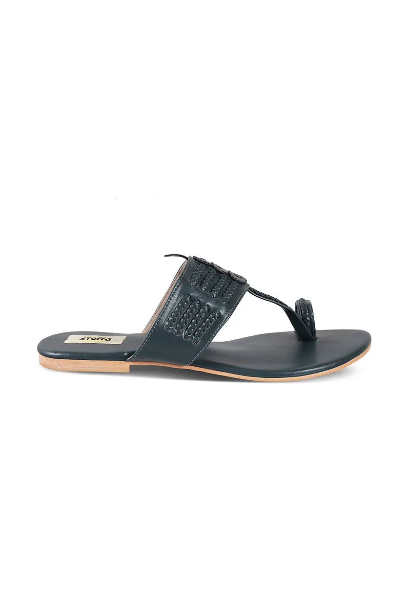 Classic K Flats Navy