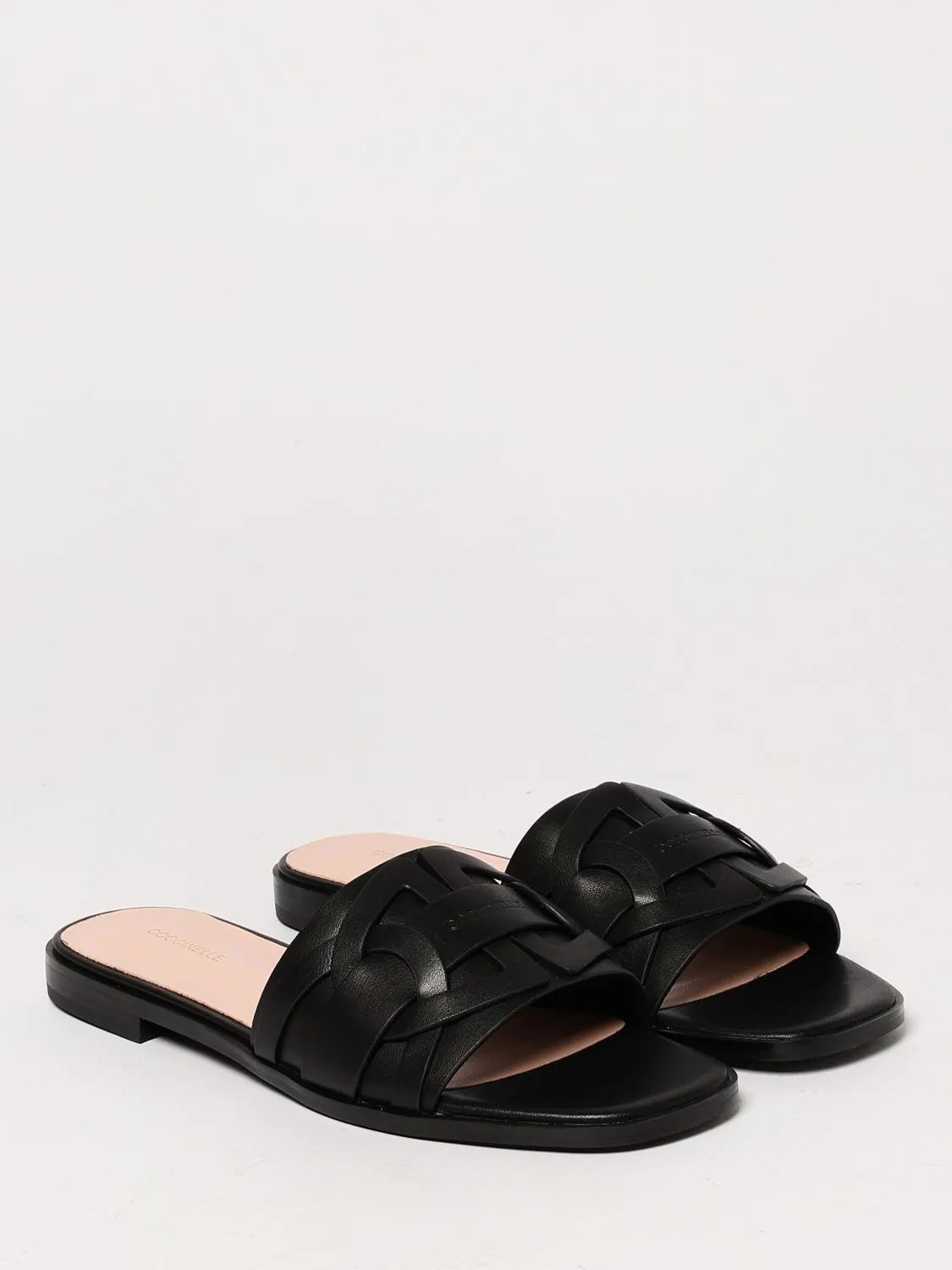 Coccinelle Flat Sandals Woman Black