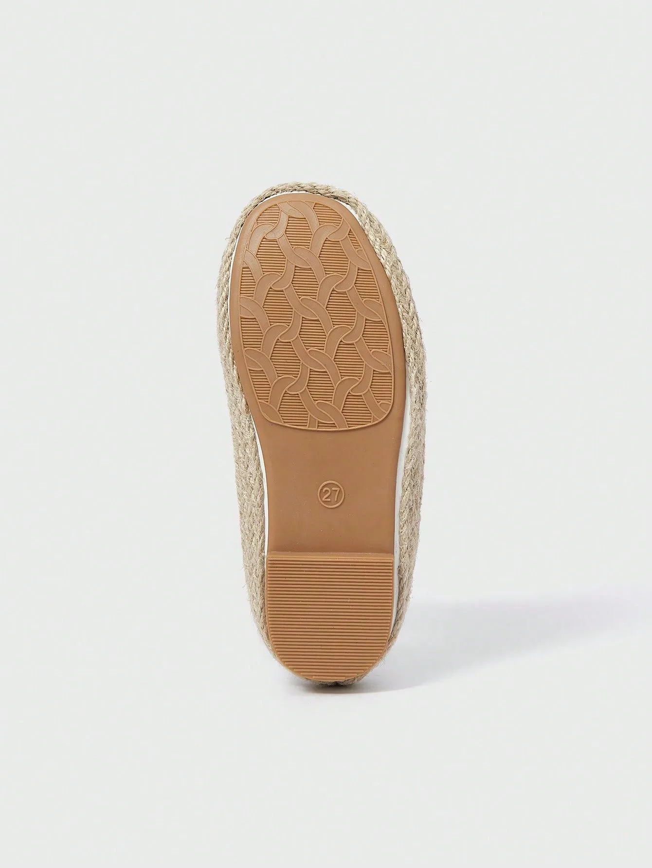 Comfortable & Breathable Linen Braid Gradient Color Embroidered  Flat- FD