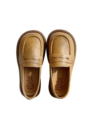 Comfortable Soft Soles Wide Toe Box Loafers