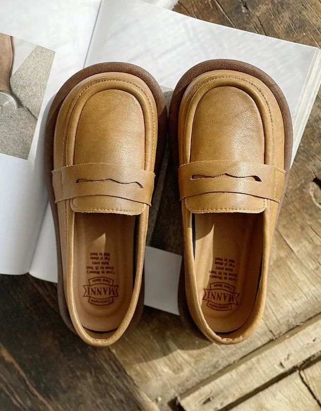 Comfortable Soft Soles Wide Toe Box Loafers