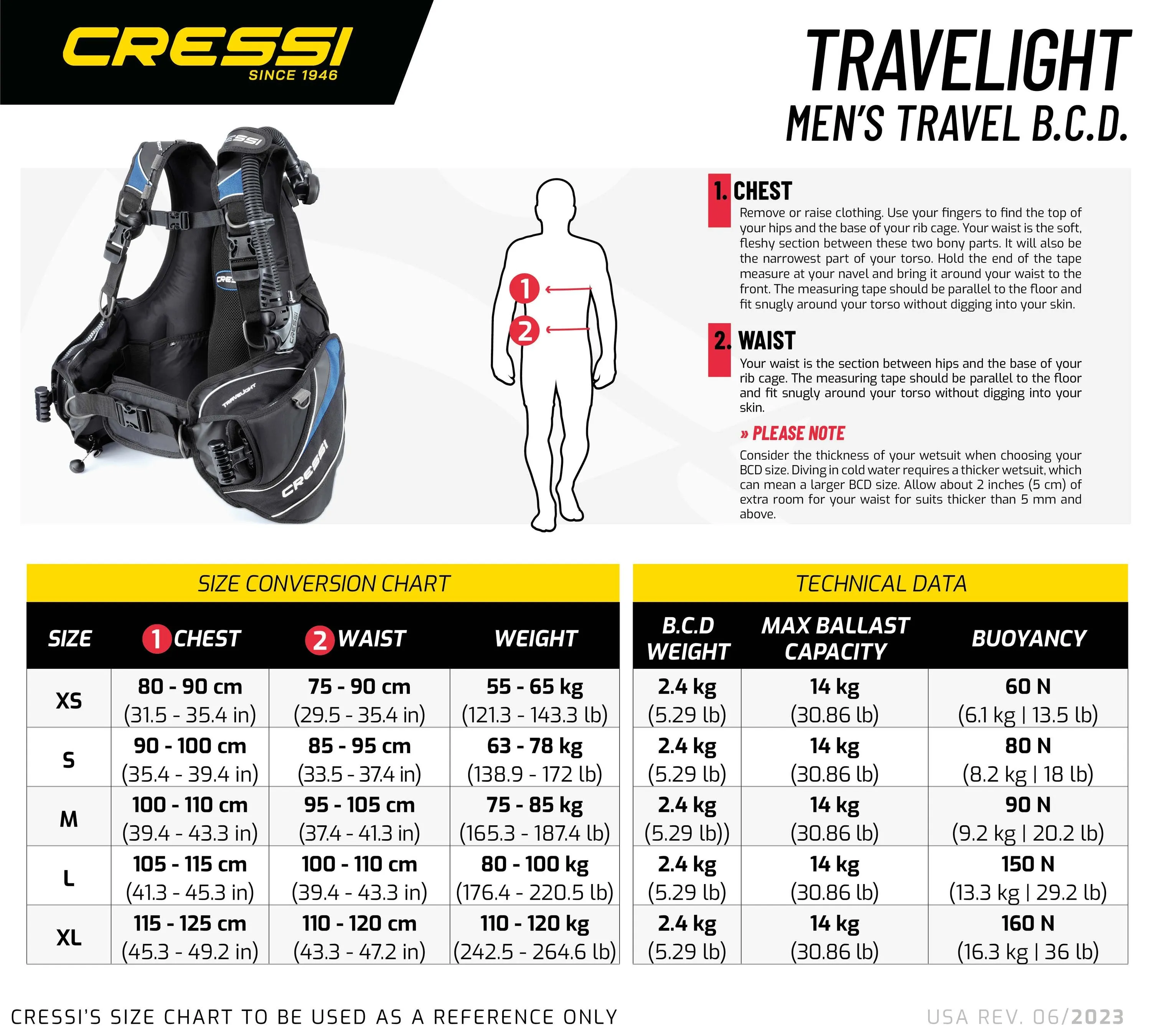 Cressi Travelight BCD