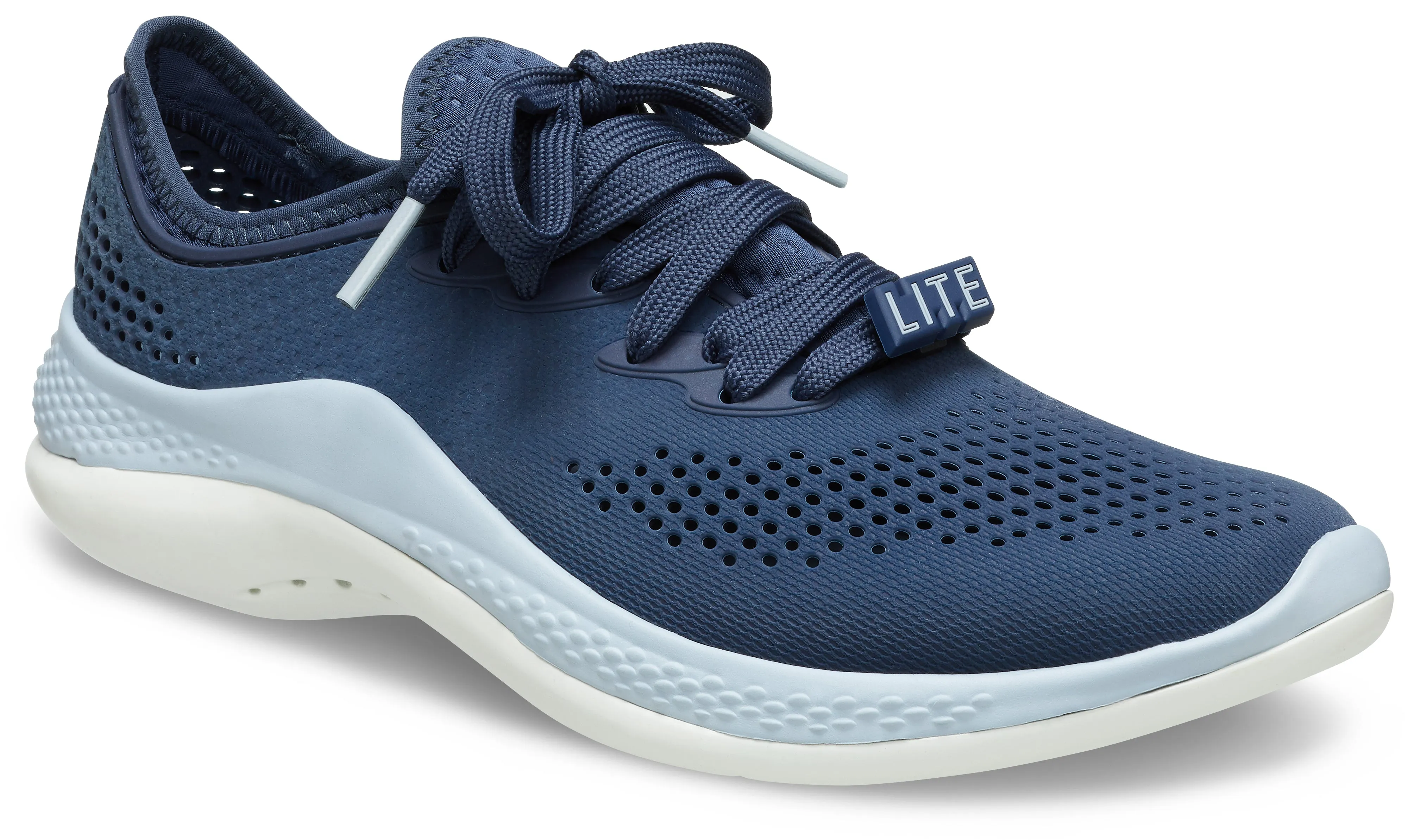 Crocs Womens LiteRide 360 Breathable Trainers In Navy/Blue Grey