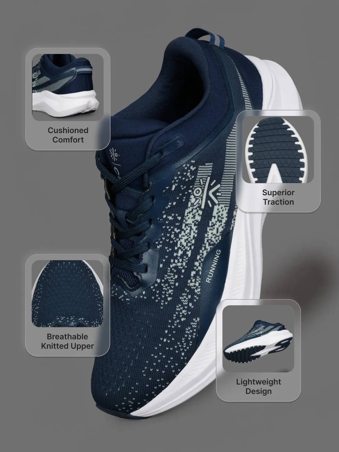 cult Men's Blaze Running Shoes - Teal