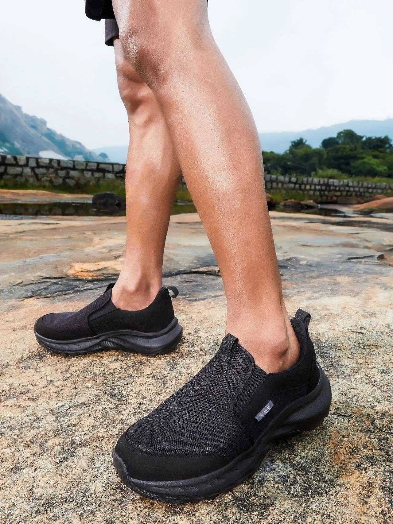 cult Men's Catalyst Slip-On Walking Shoes - Black