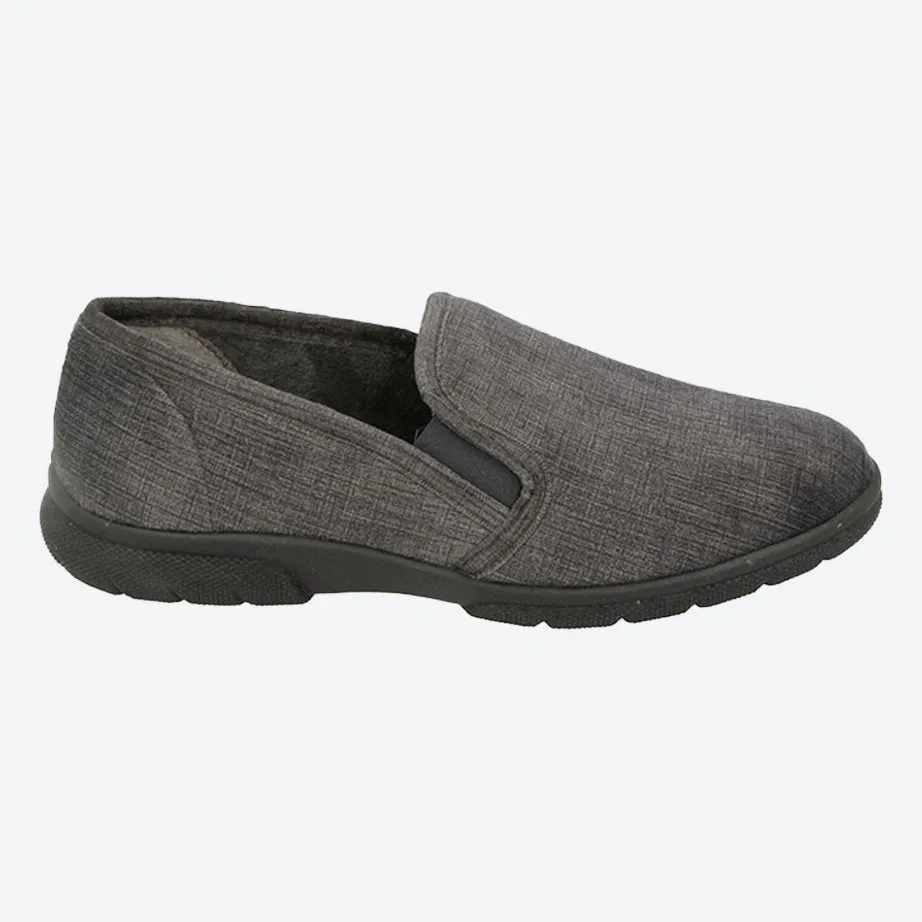 DB Kendal Slipper für Herren, weite Passform