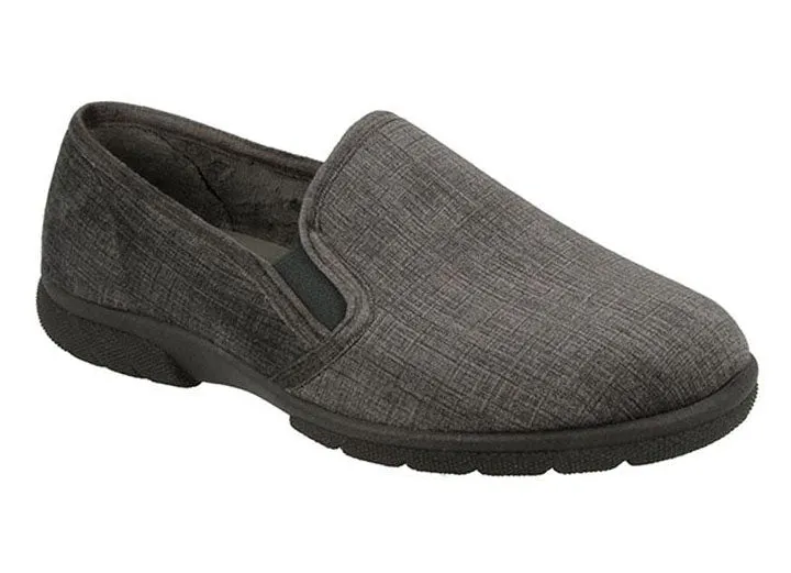 DB Kendal Slipper für Herren, weite Passform