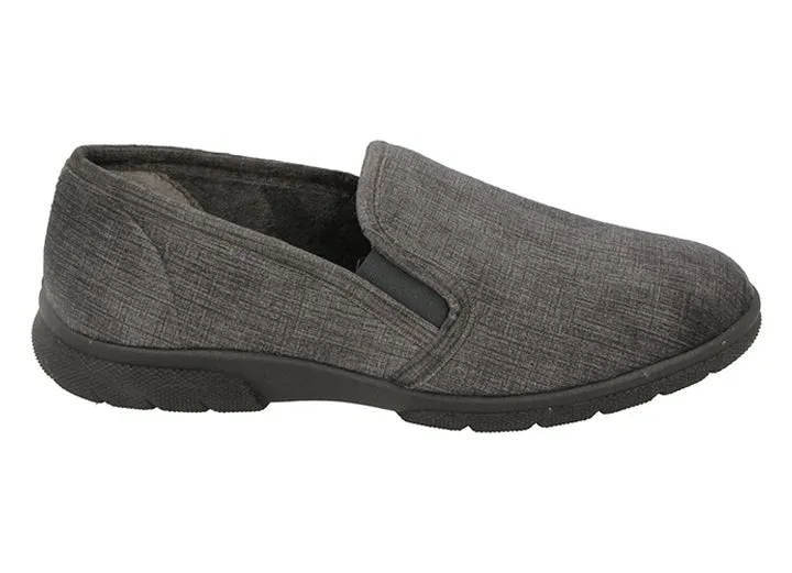 DB Kendal Slipper für Herren, weite Passform