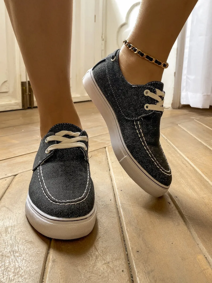 Denim Range Sneakers Boat Shoes