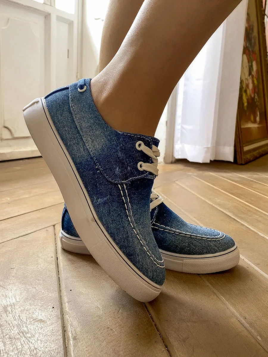 Denim Range Sneakers Boat Shoes