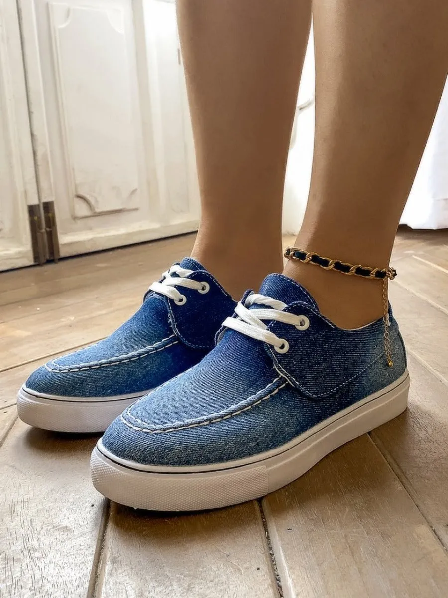 Denim Range Sneakers Boat Shoes
