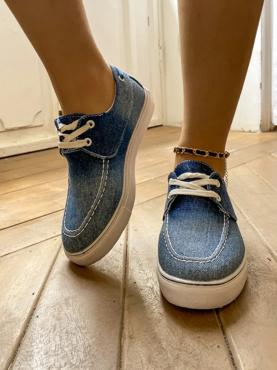 Denim Range Sneakers Boat Shoes
