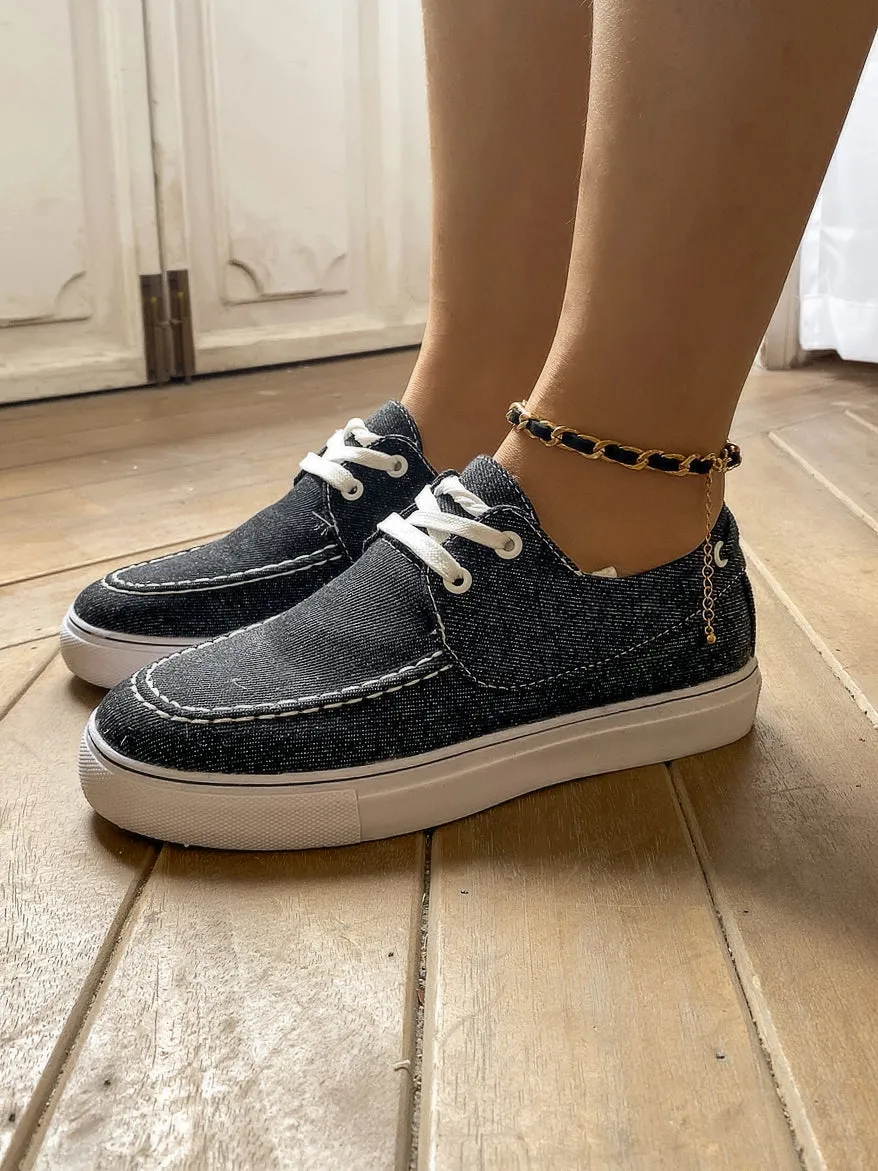Denim Range Sneakers Boat Shoes