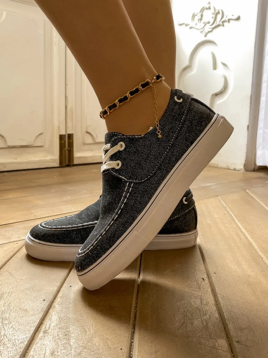 Denim Range Sneakers Boat Shoes