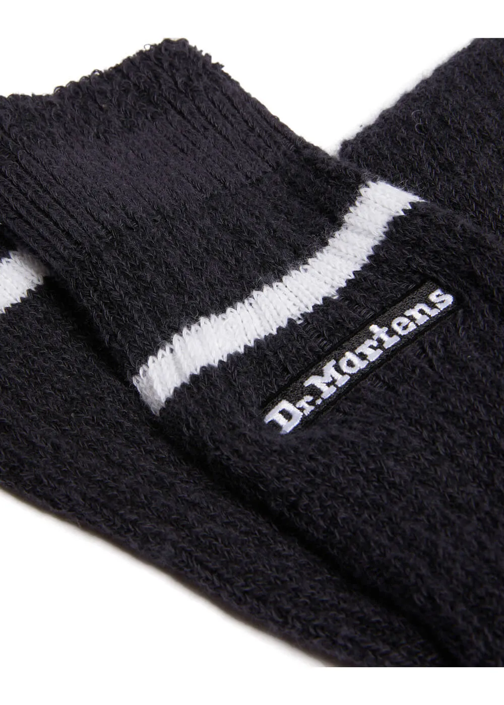 Dr. Martens Marl Long Socks Black