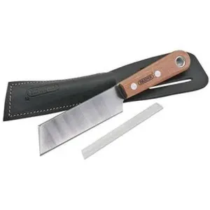 Draper Shoe Or Leather Knife With Belt Holster, 115Mm Dr-93067