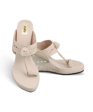 Embroidered Wedge - Noor