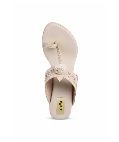 Embroidered Wedge - Noor