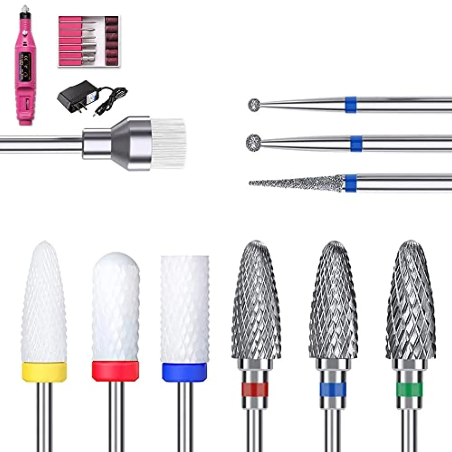 Fantexy Electric Nail Drill Set with Extra 10 Bits
