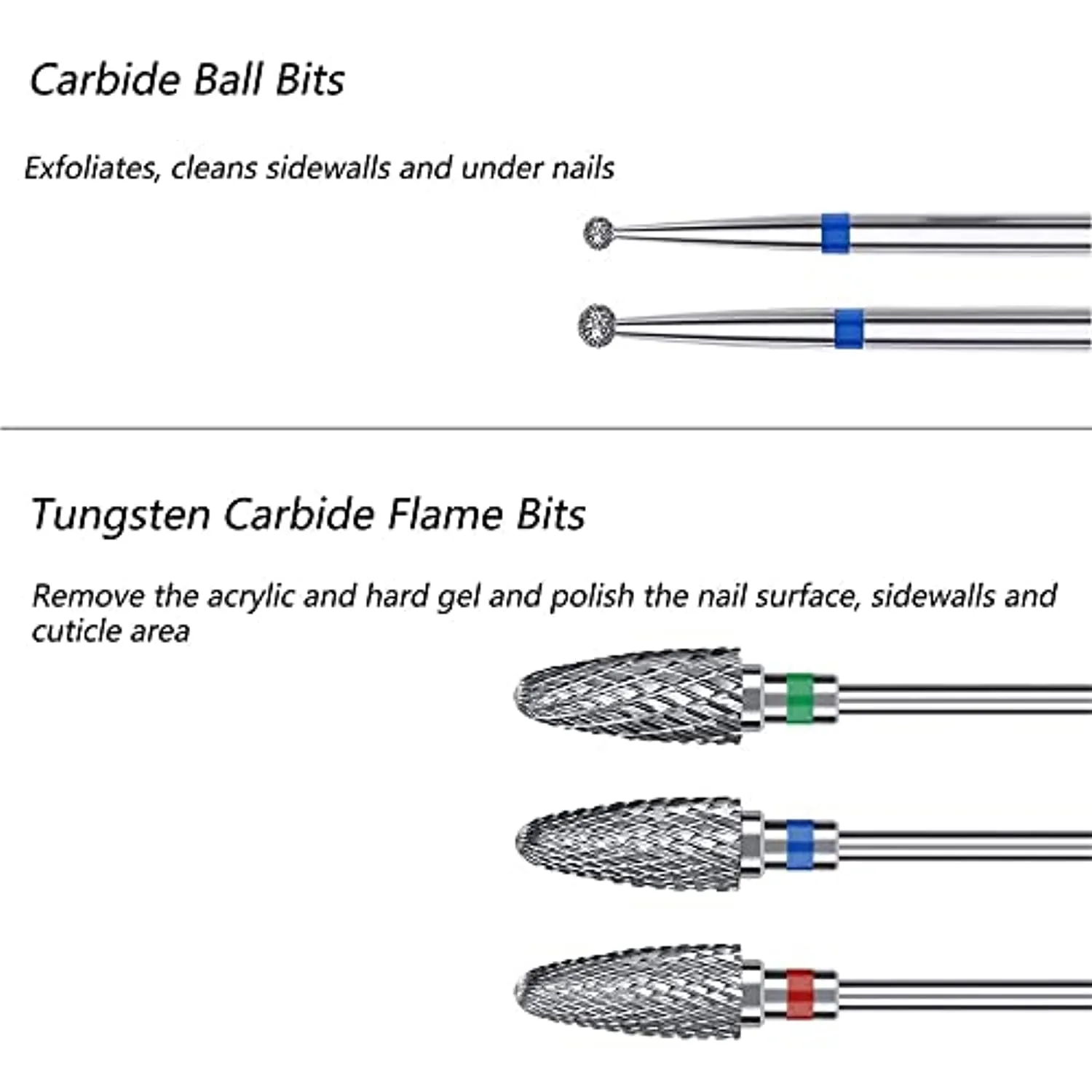 Fantexy Electric Nail Drill Set with Extra 10 Bits