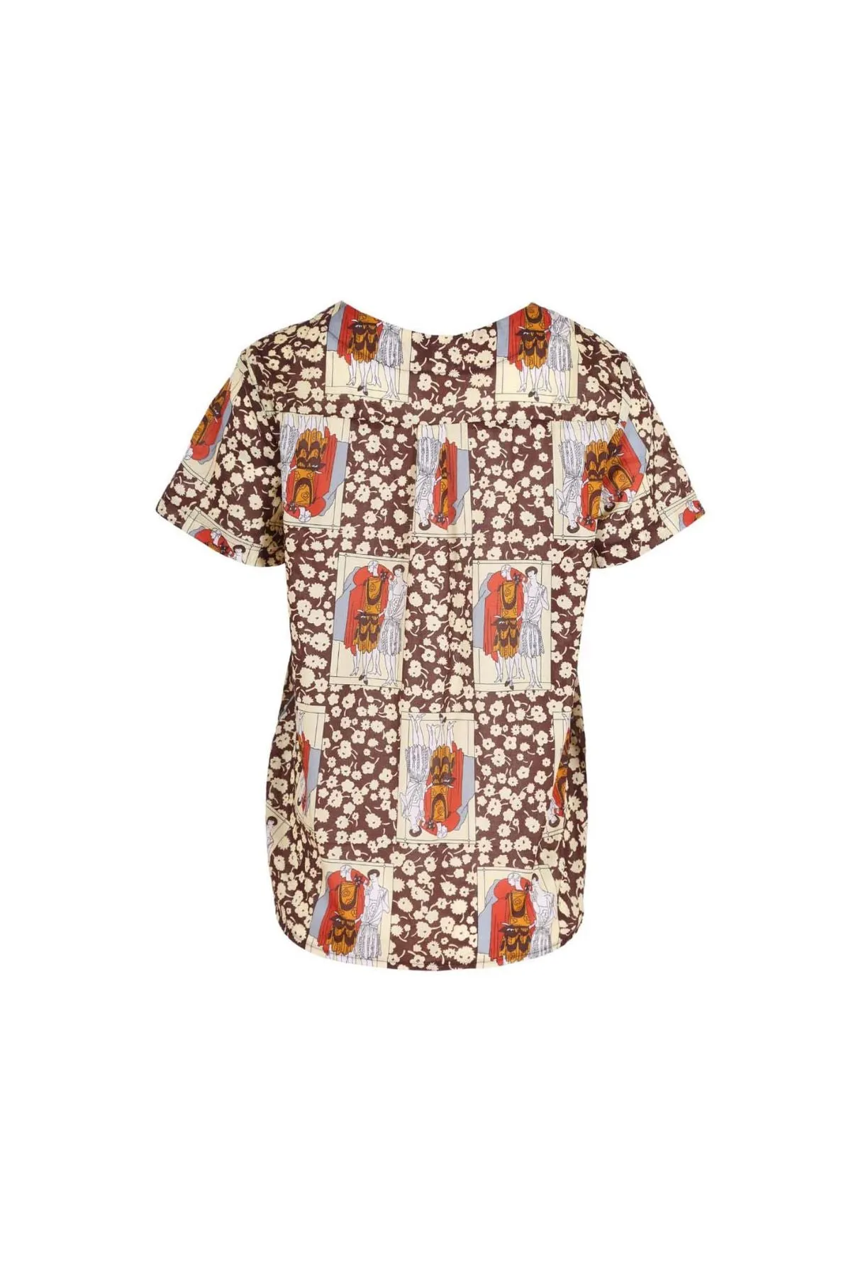 Felix Top Chocolate in Cotton