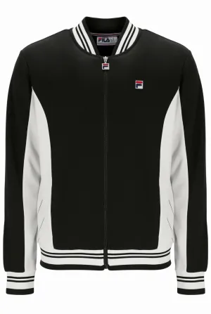 Fila Settanta Baseball Track Top in Black