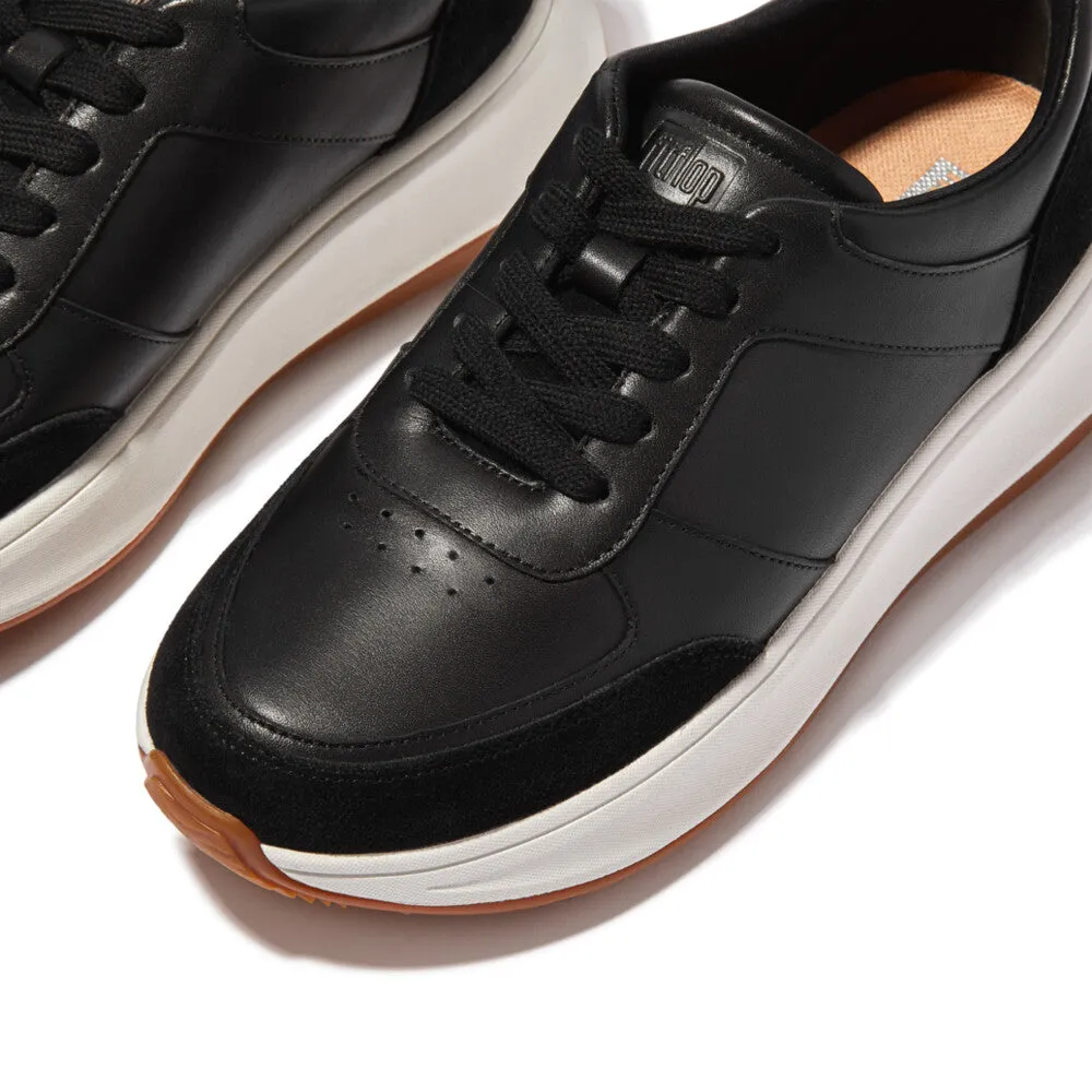 FitFlop F-MODE Leather/Suede Flatform Trainers