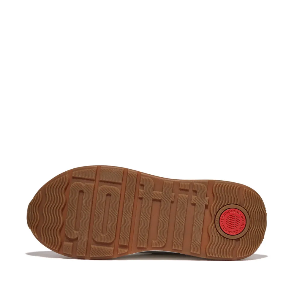 FitFlop F-MODE Leather/Suede Flatform Trainers