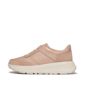 FitFlop F-MODE Leather/Suede Flatform Trainers