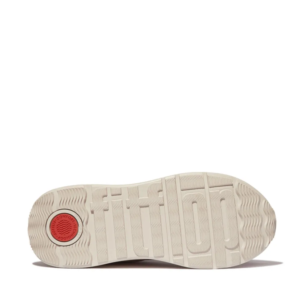 FitFlop F-MODE Leather/Suede Flatform Trainers