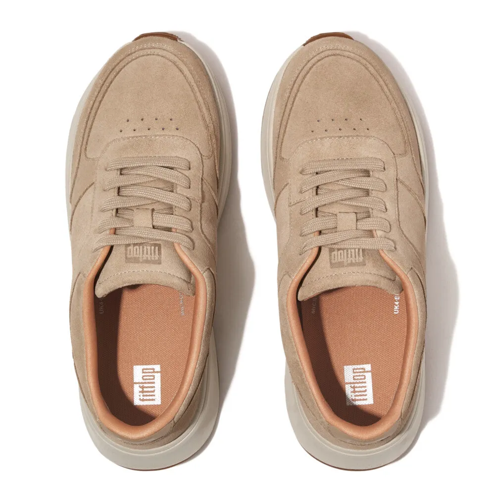 FitFlop F-MODE Suede Flatform Trainers