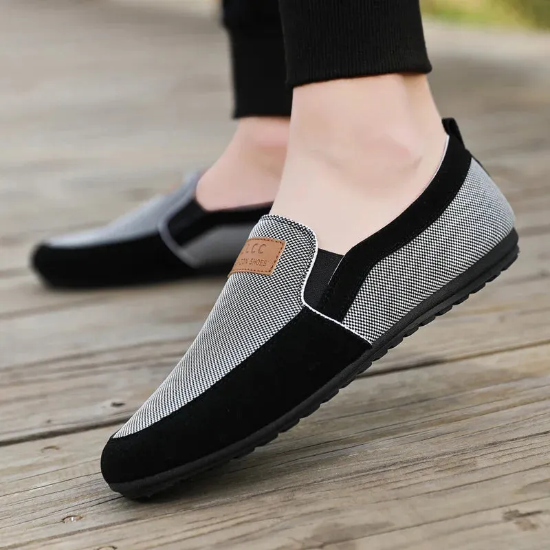 FlexWalk Herren Slip-On Komfortschuhe