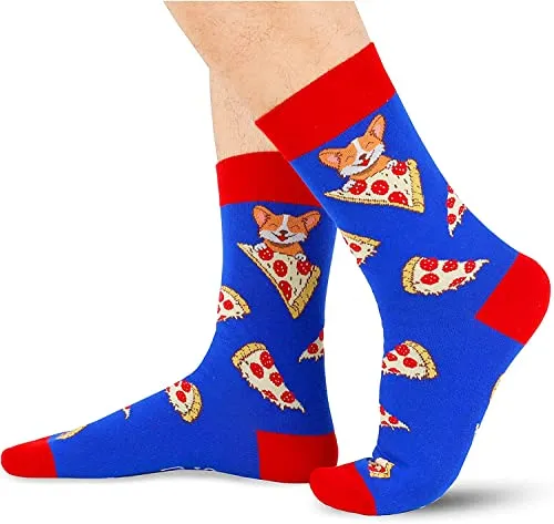 Funny Corgi Gifts for Men, Gifts for Him, Guys Who Love Corgi, Cute Men's Corgi Socks