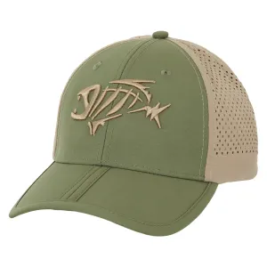 G Loomis Technical Folding Cap Olive - Discontinued Mega Clearance