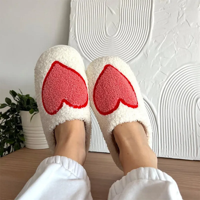 [Gift For Lover] Indoor Anti Slip Plush Slippers For Couples