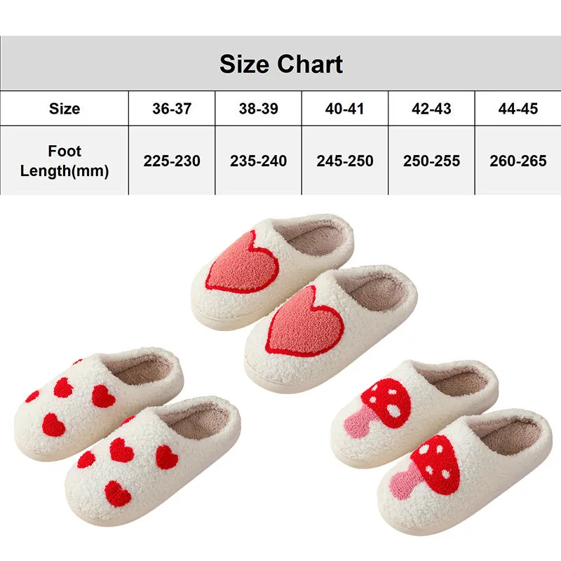 [Gift For Lover] Indoor Anti Slip Plush Slippers For Couples