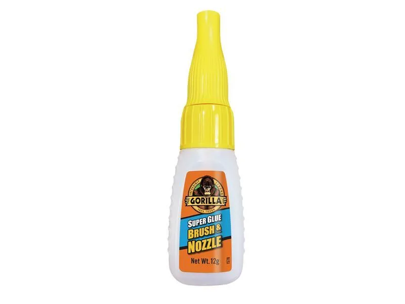 Gorilla Glue Gorilla Super Glue Brush & Nozzle 12G