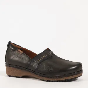 GRANADA SLIPON - LEAD - LEATHER