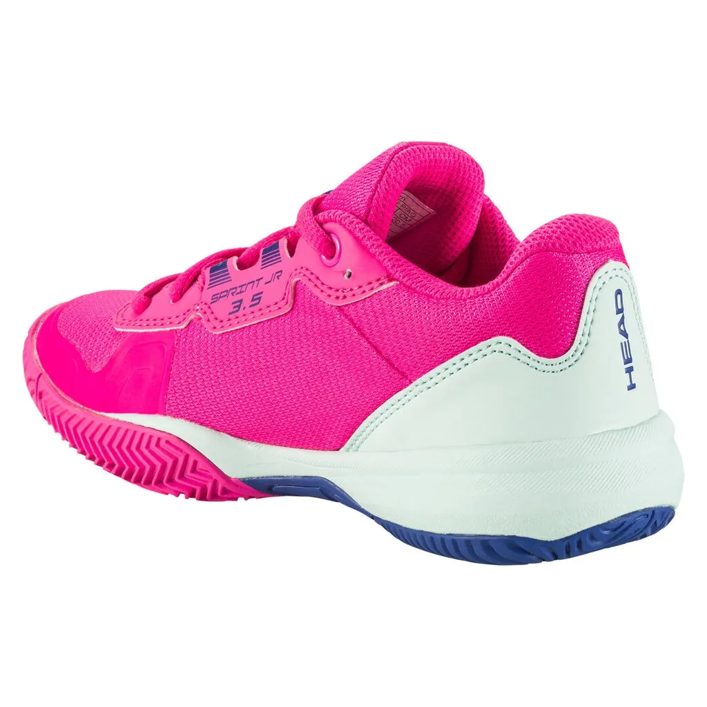 Head Sprint 3.5 Junior Tennis Shoes (Pink/Aqua) (Clearance Sale)