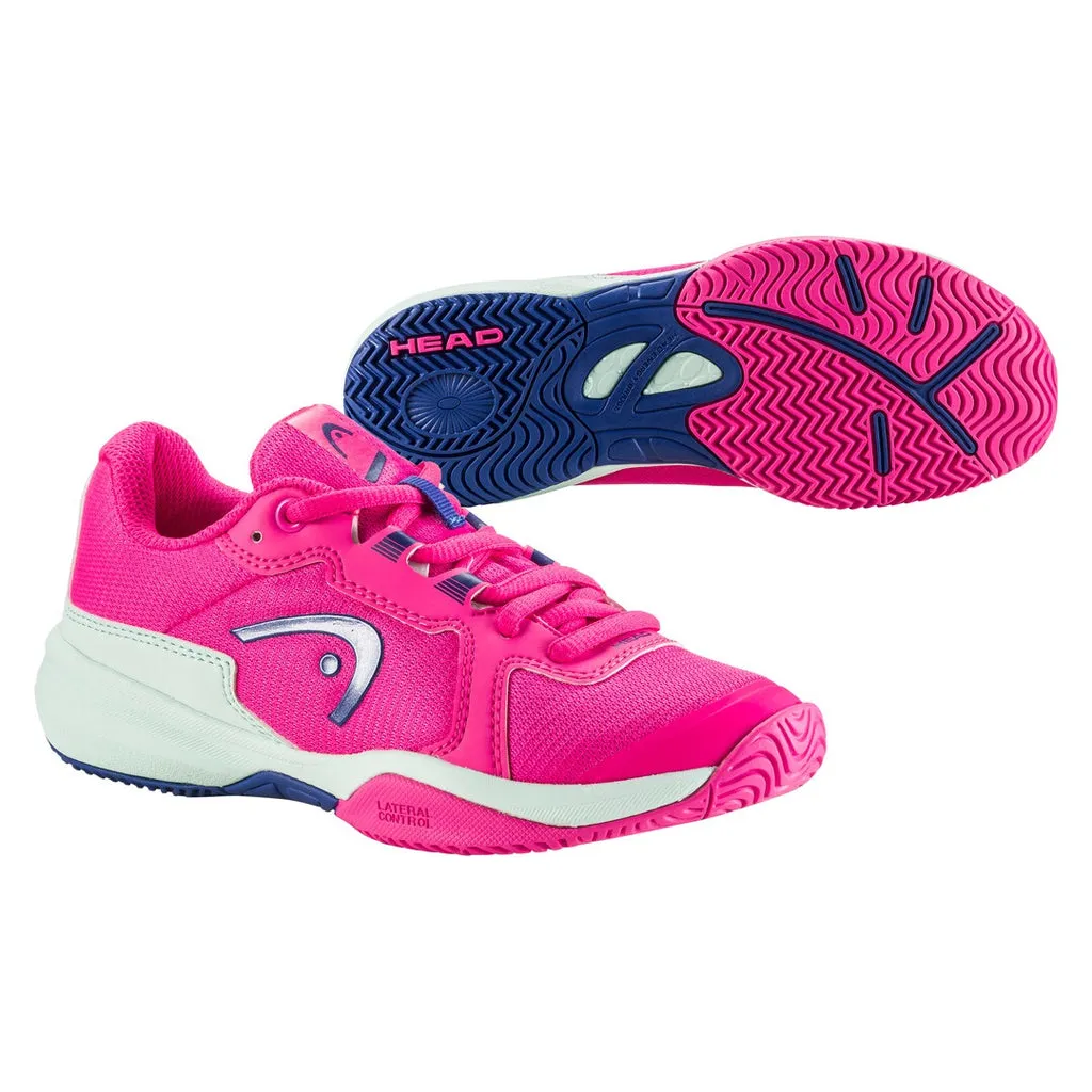 Head Sprint 3.5 Junior Tennis Shoes (Pink/Aqua) (Clearance Sale)