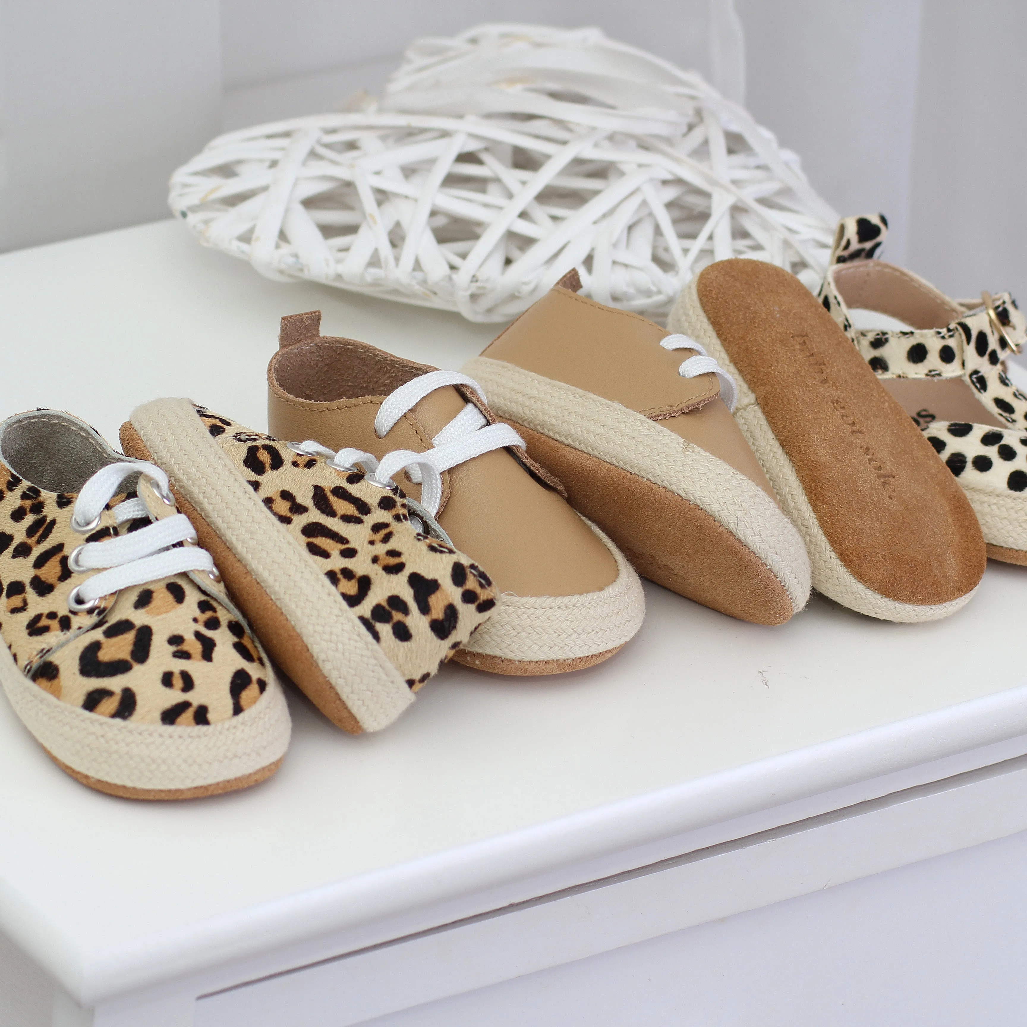 Hunter Leopard Print Unisex Laced Espadrille