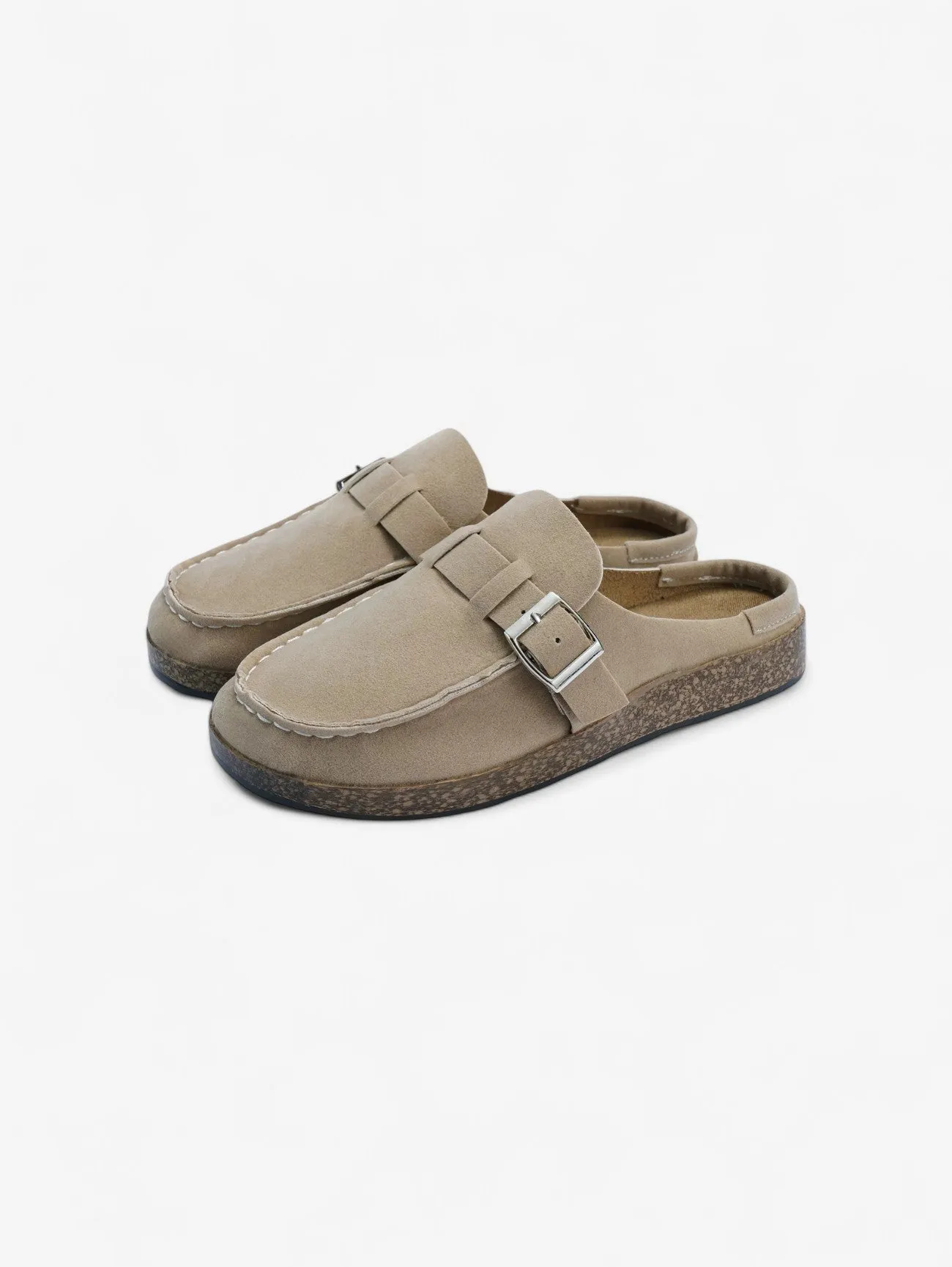 Jada | Women's Buckle Slip On Clogs Sandals Slippers