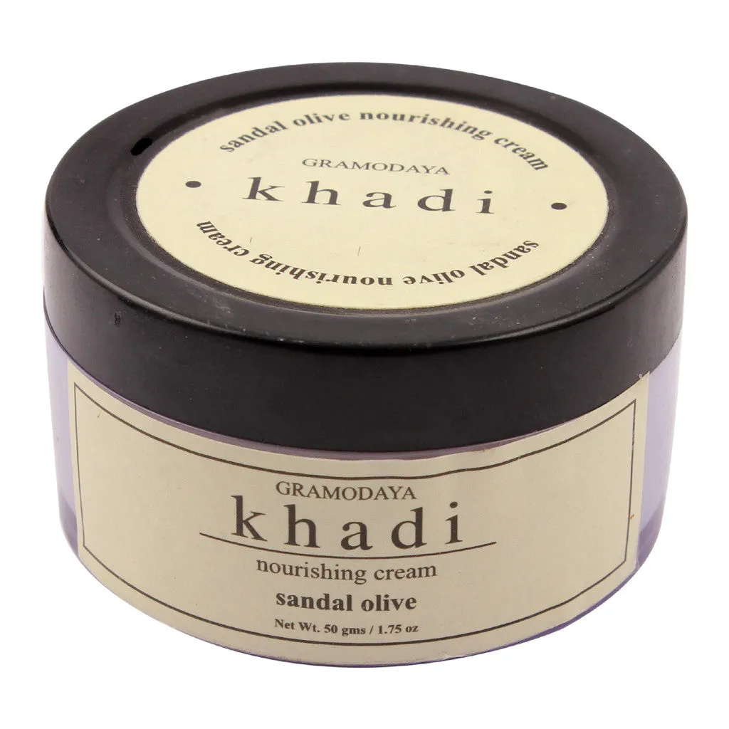 Khadi Natural Sandal & Olive Nourishing Cream 50gm