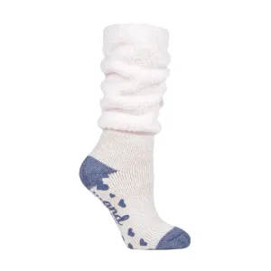 Ladies Fluffy Slouch Top Non Slip Thermal Bed Socks