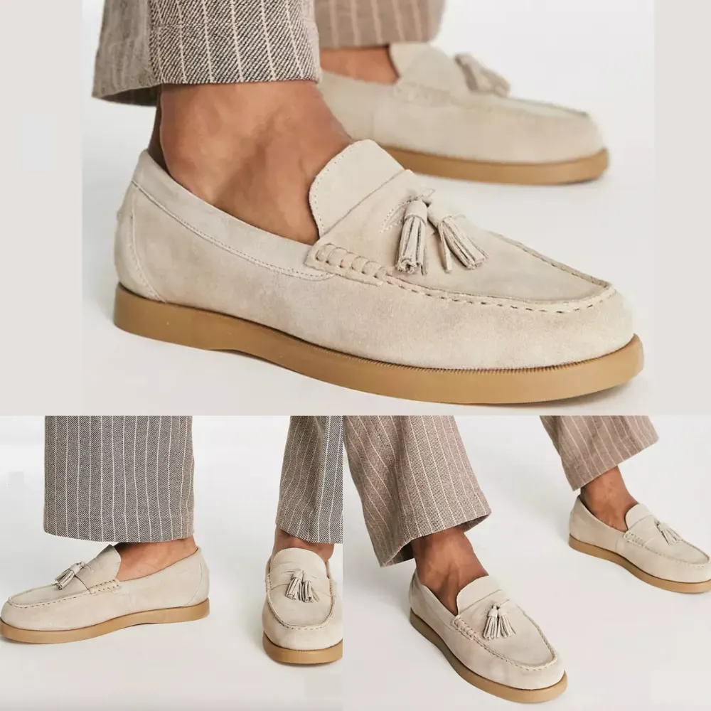 LENO - Classic men's suede loafers