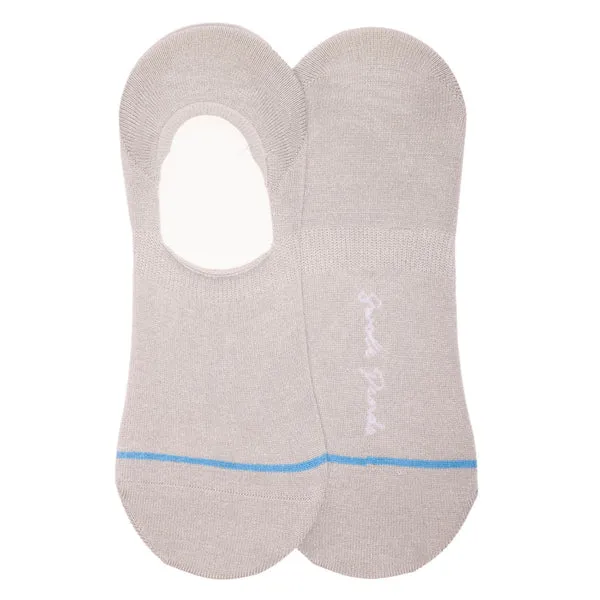 Light Grey No-Show Bamboo Socks in Light Grey by Swole Panda, Size 7-11